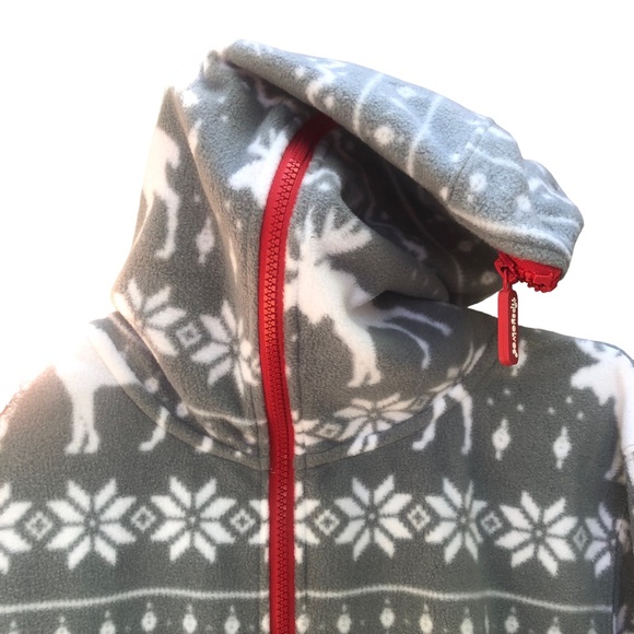 Tipsy Elves Women’s Grey Moose Jumpsuit size Small - Picture 13 of 16